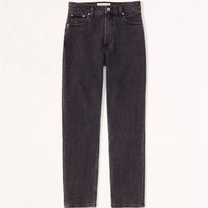 Abercrombie & Fitch 80’s Mom Black Denim Jeans